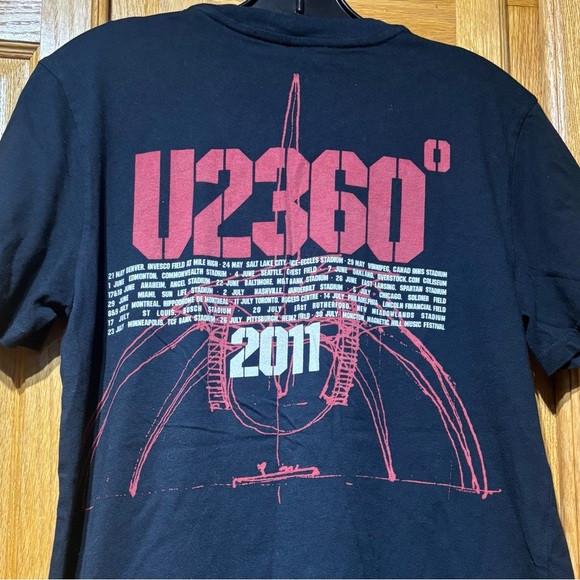 2011 U2 360Tour Concert Band T-Shirt African Cotton Men’s Medium EUC - Picture 3 of 6